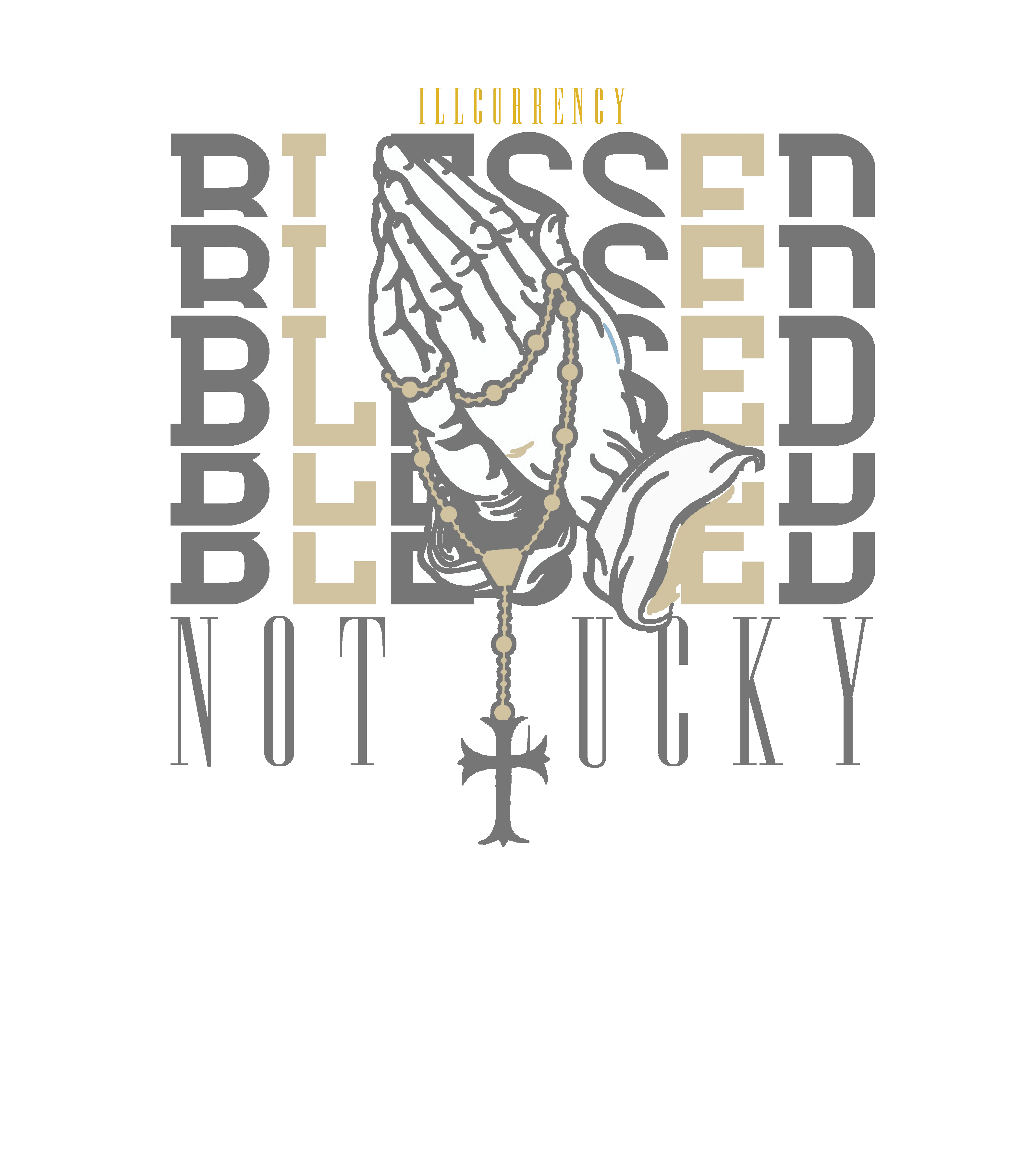 A Ma Maniere x Air Jordan 3 Black Black T-Shirt (Blessed not lucky)| illcurrency