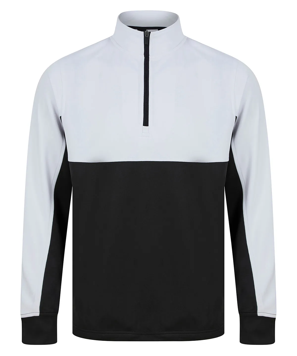 Black/White - Kids ¼-tracksuit top