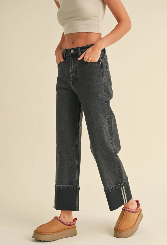 Daria Cuffed Denim
