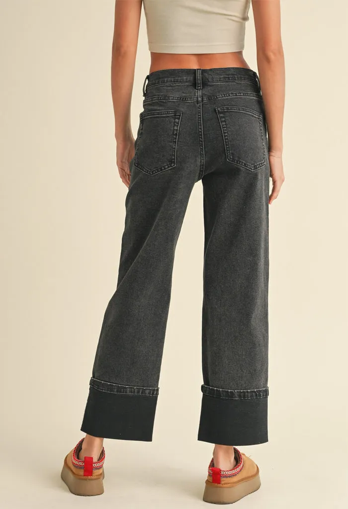 Daria Cuffed Denim
