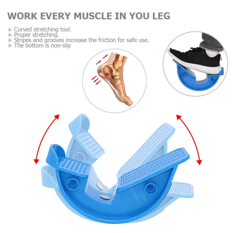 Fitness Inclined Stretching Board Trainer Calf Relaxation Standing Stretching Pedal, Color: Blue with Foot Belt