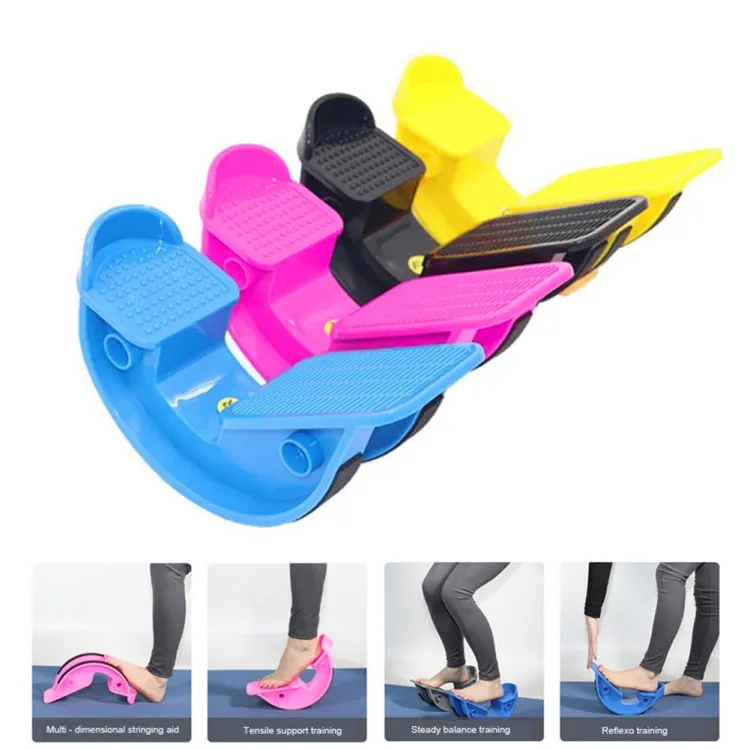 Fitness Inclined Stretching Board Trainer Calf Relaxation Standing Stretching Pedal, Color: Blue with Foot Belt