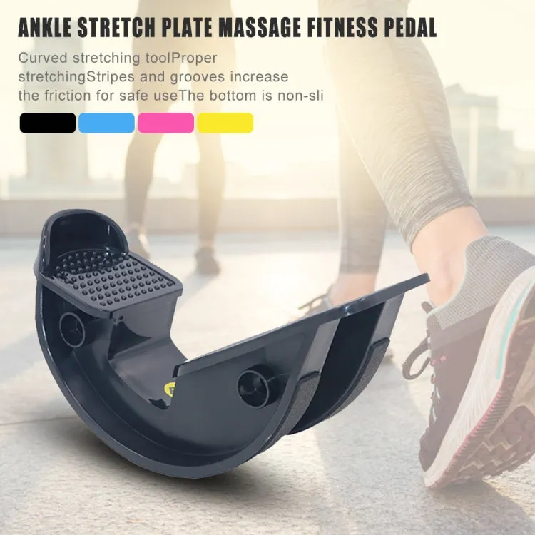 Fitness Inclined Stretching Board Trainer Calf Relaxation Standing Stretching Pedal, Color: Blue with Foot Belt