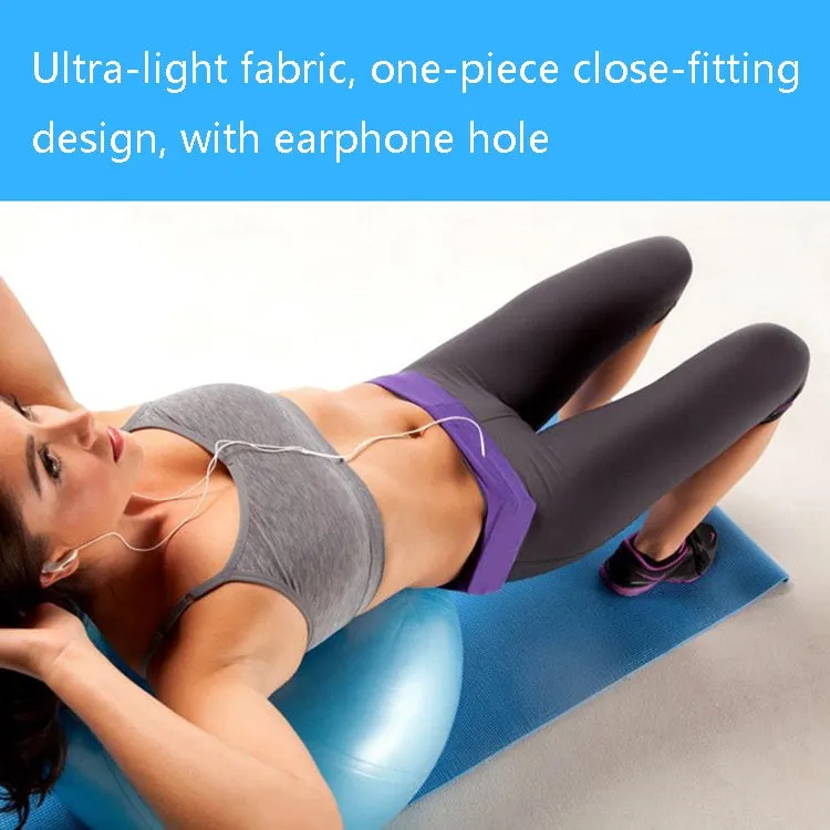 Invisible Running Waist Bag Outdoor Sport Mobile Phone Bag, Size: M(Rose Red)