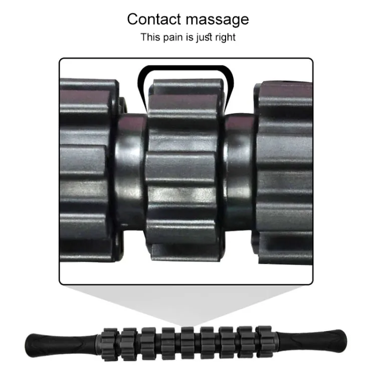 M2 Multifunctional Muscle Relaxation Gear Massage Stick Fitness Roller Rod Shaft (Orange)