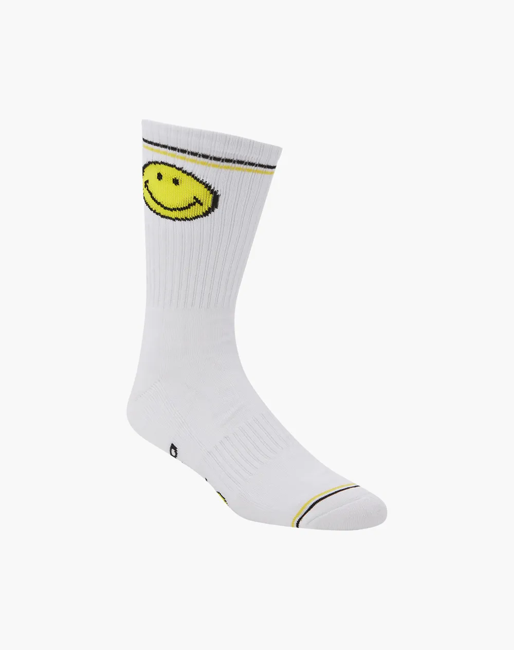 MENS SMILEY SPORTS CREW BAMBOO SOCK - KING SIZE
