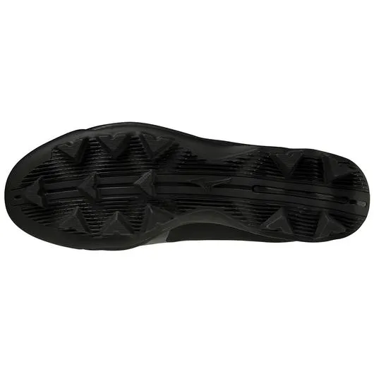 Mizuno Lightrevo TPU Moulded Adult Baseball/Softball Cleat-Black/Black