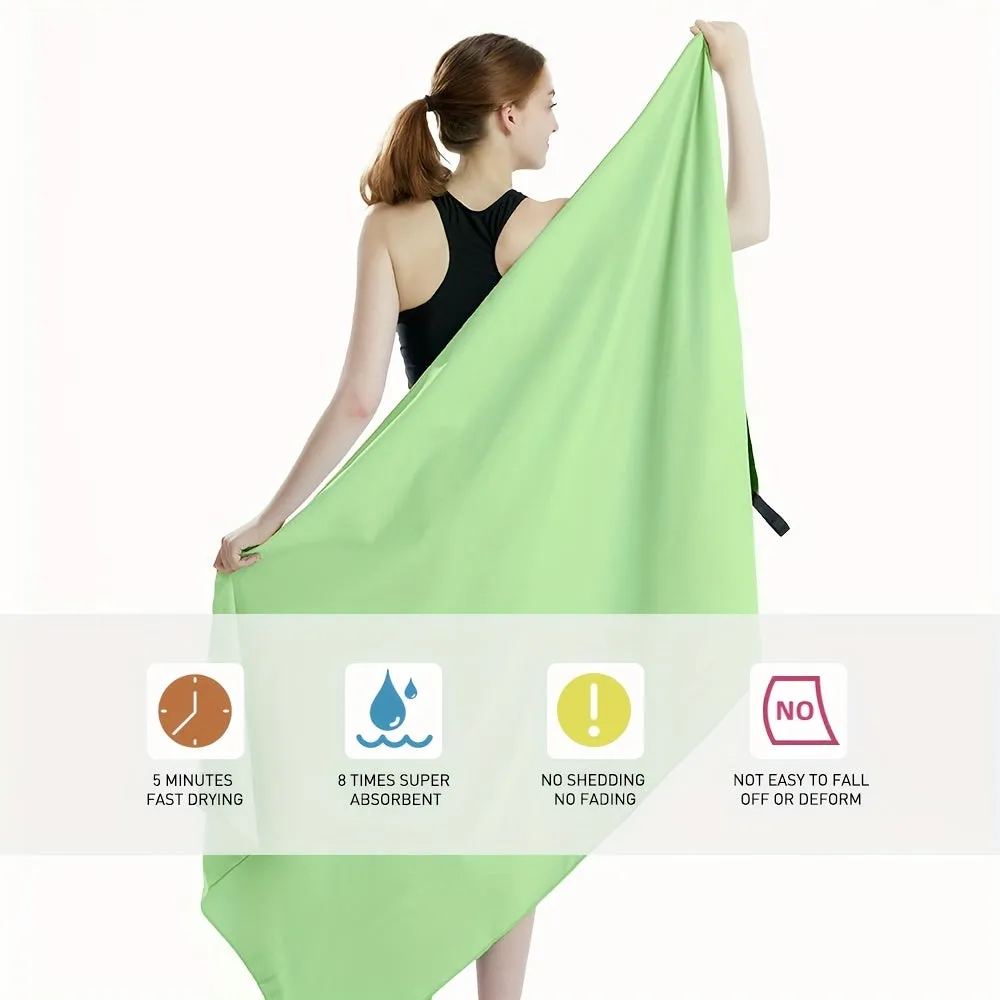 Quickdry Microfiber Beach Towel  Ideal for Yoga Camping Bathroom