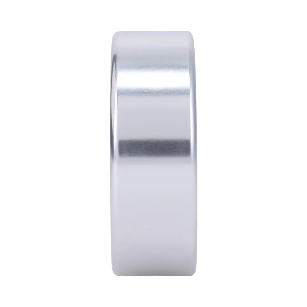 Rock Solid Brushed Alloy X-Large (2in X .75in) Silver