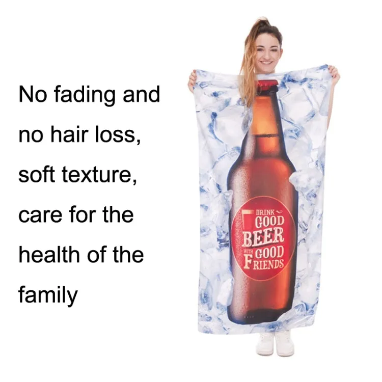 TWA34152 Active Printed Beach Towel Fashion 3D Digital Printed Bath Towel