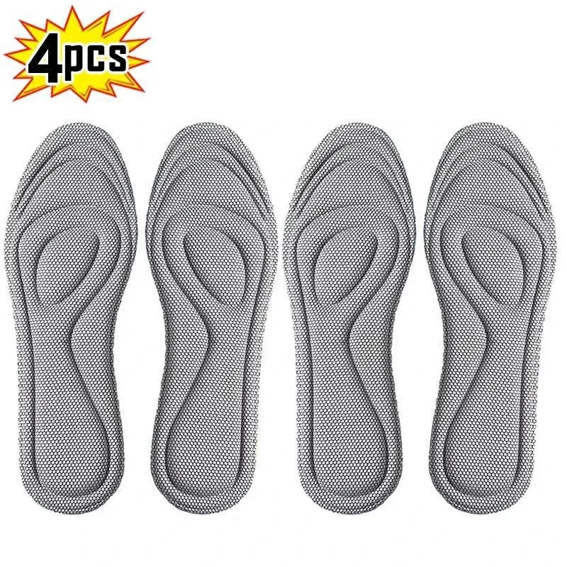 Ultimate Comfort Orthotic Insoles with Memory Foam & Moisture Control for Active Lifestyles