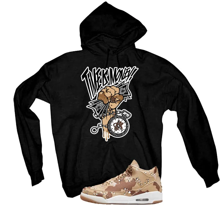 WNBA x Air Jordan 3 Desert Camo Black T-Shirt (Time Is Money)| illcurrency